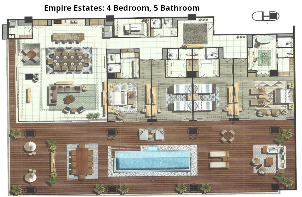 empire estates 4bdrm