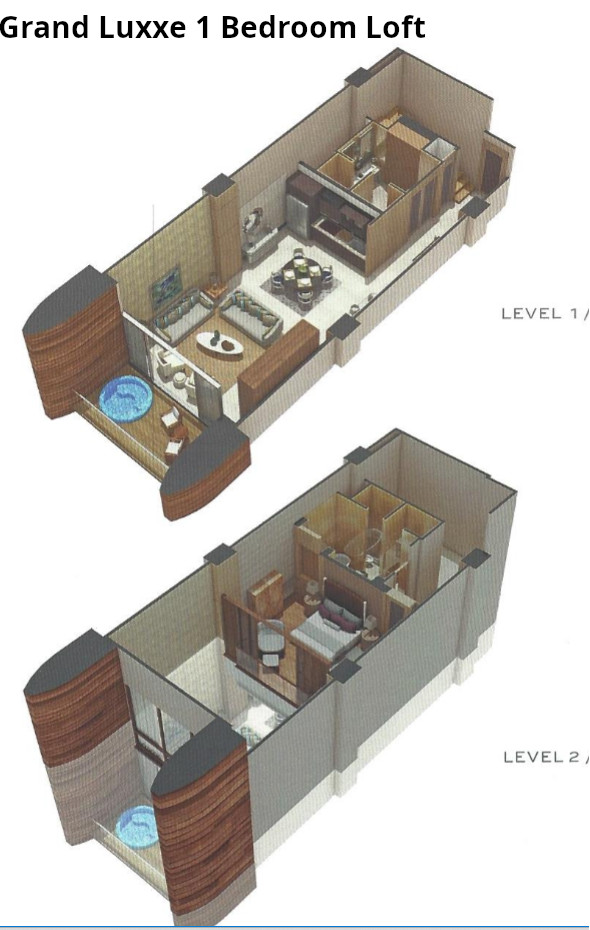 Grand Luxxe 1 Bedroom Loft