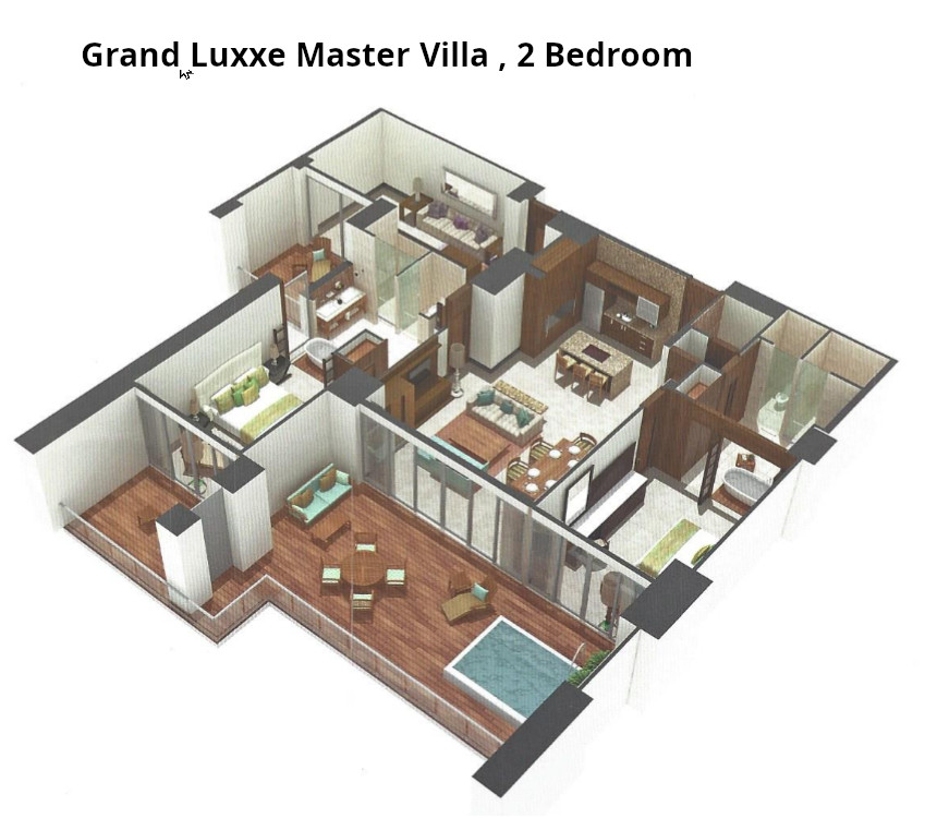 Grand Luxxe 2 bedroom Villa